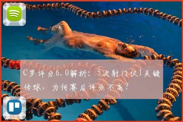 C罗评分6.0解析：5次射门仅1关键传球，为何赛后评分不高？